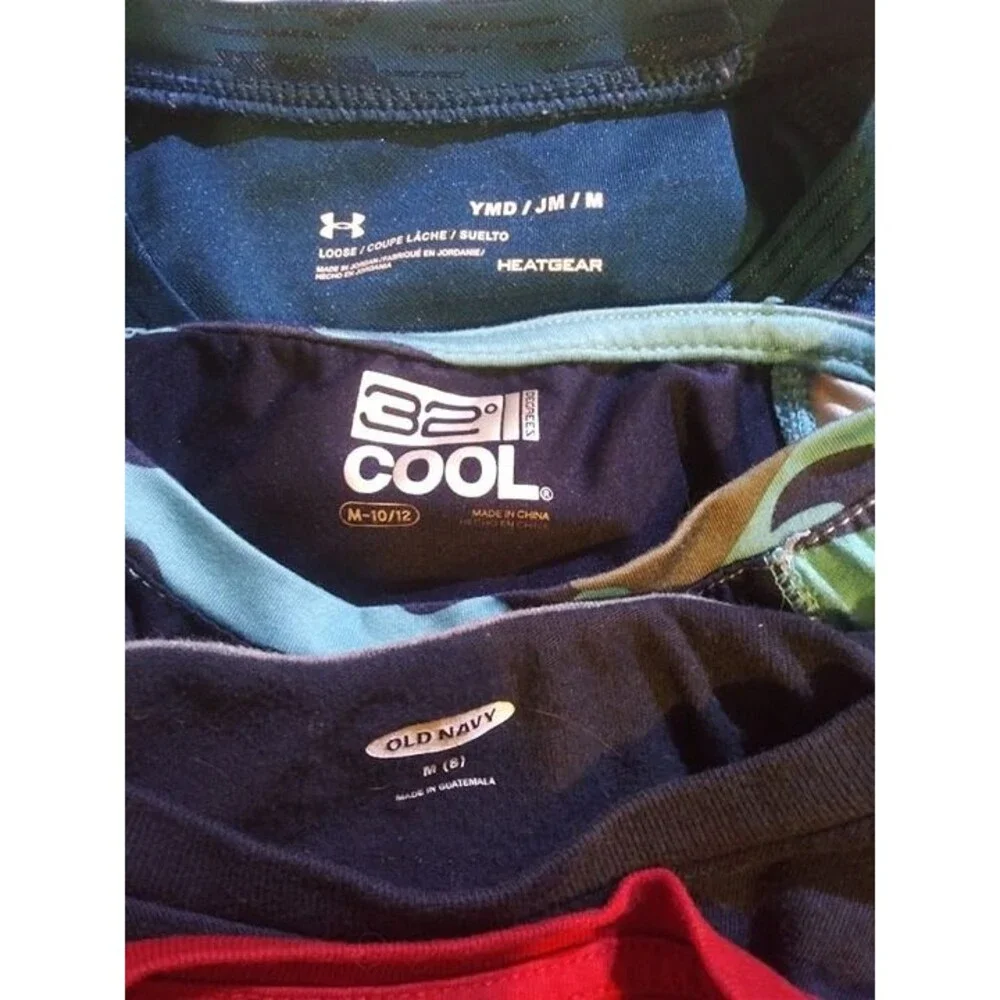 Under Armour, Nautica,& more Bundle 4 shirts–Size Medium(10–12#C